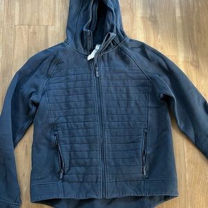 navy blue size 8 lululemon scuba hoodie
